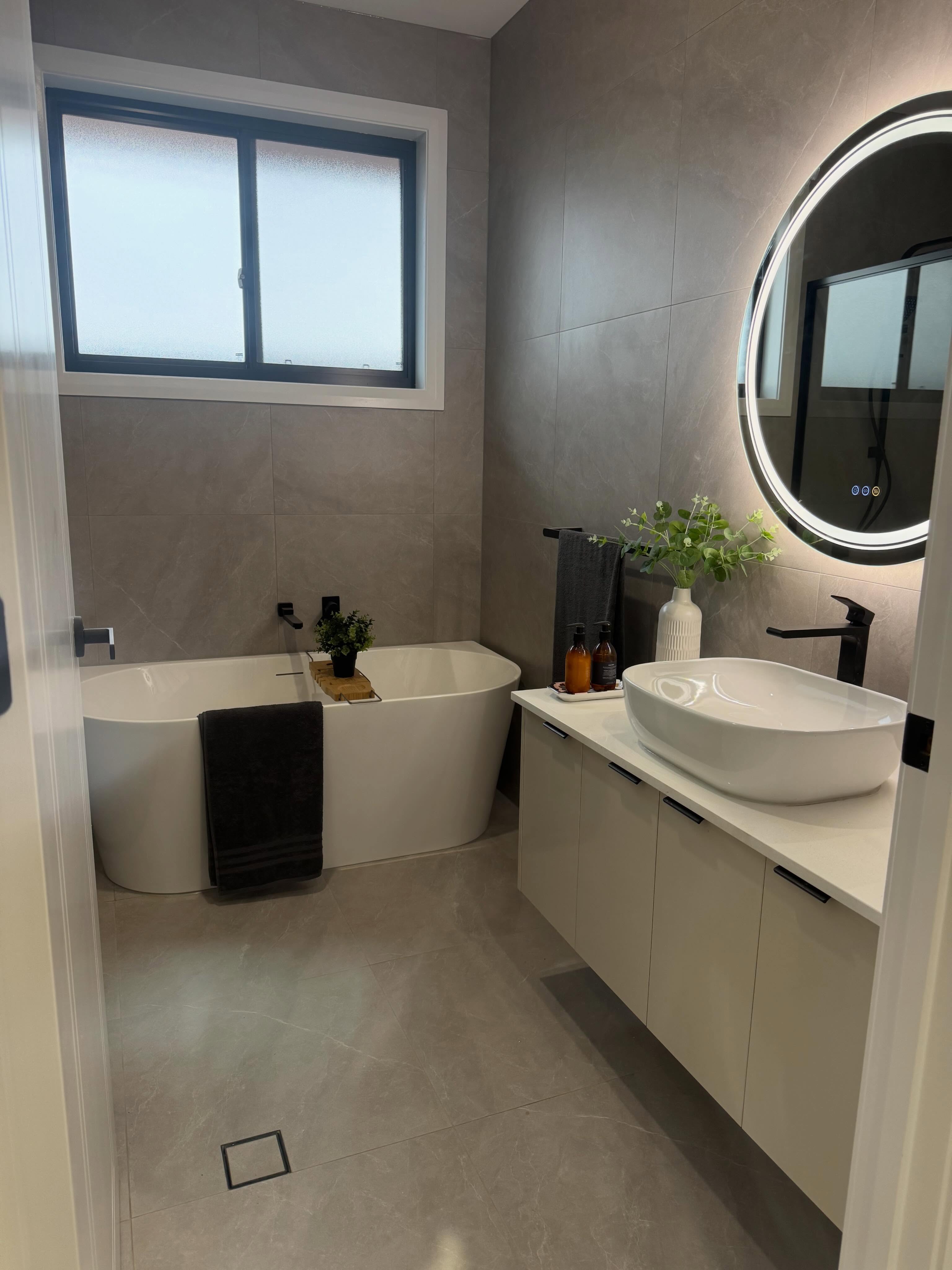 Renovated bathroom